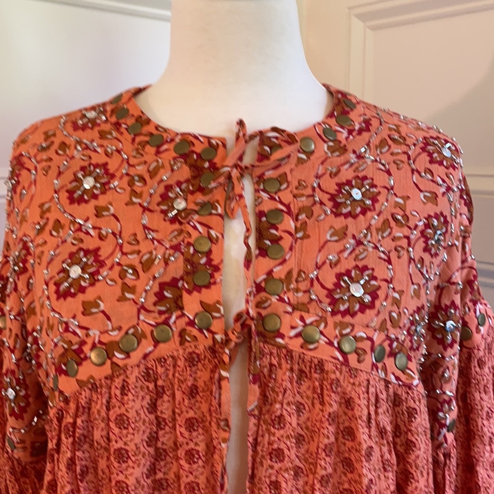Free People Boho Tie Top S/M/L